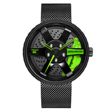 Load image into Gallery viewer, Car Rim Watch-Waterproof Stainless Steel Japanese Quartz Wrist Watch Sports Men’s Watches