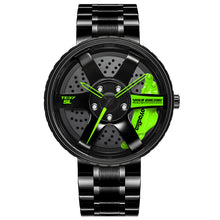 Load image into Gallery viewer, Car Wheel Hub Watch-Waterproof Stainless Steel Japanese Quartz Wrist Watch for men