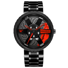Load image into Gallery viewer, Car Wheel Hub Watch-Waterproof Stainless Steel Japanese Quartz Wrist Watch for men