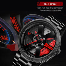 Load image into Gallery viewer, Car Wheel Hub Watch-Waterproof Stainless Steel Japanese Quartz Wrist Watch for men