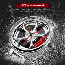 Load image into Gallery viewer, Car Wheel Watch-Waterproof Stainless Steel Japanese Quartz Wrist Watch Sports Men’s Watches