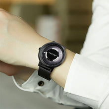 Load image into Gallery viewer, Mens Watches New Pointerless Creative Quartz Watch Men Casual Slim Mesh Steel Waterproof Sport Watch