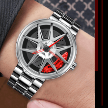 Load image into Gallery viewer, Car Wheel Watch-Waterproof Stainless Steel Japanese Quartz Wrist Watch