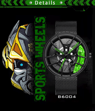 Load image into Gallery viewer, Car Wheel Watch-Waterproof Stainless Steel Japanese Quartz Wrist Watch