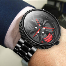 Load image into Gallery viewer, Car Wheel Watch-Waterproof Stainless Steel Japanese Quartz Wrist Watch Sports Men’s Watches
