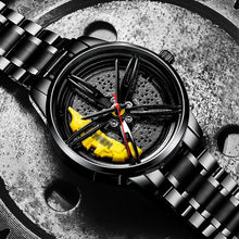 Load image into Gallery viewer, Car Rim Watch-Waterproof Stainless Steel Japanese Quartz Wrist Watch
