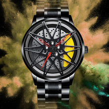 Load image into Gallery viewer, Car Wheel Watch-Waterproof Stainless Steel Japanese Quartz Wrist Watch Sports Men’s Watches
