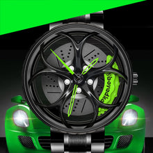 Load image into Gallery viewer, Car Wheel Watch-Waterproof Stainless Steel Japanese Quartz Wrist Watch Sports Men’s Watches
